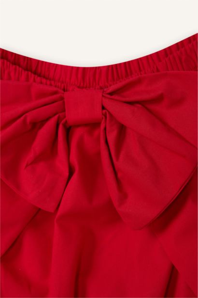 Baby Girl Poplin Balloon Fit Skirt