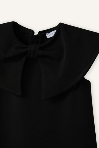 Short Sleeve Woven Dress