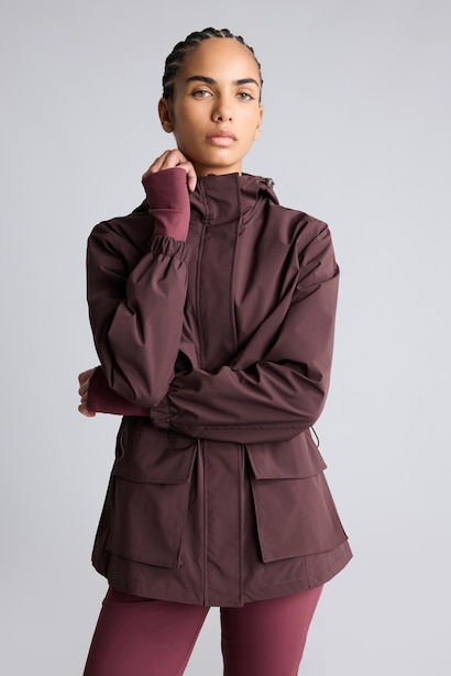 Waterproof Windproof Hooded Long Raincoat