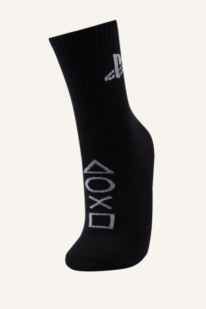 PlayStatıon 3'lü Pamuklu Uzun Çorap Erkek Çocuk