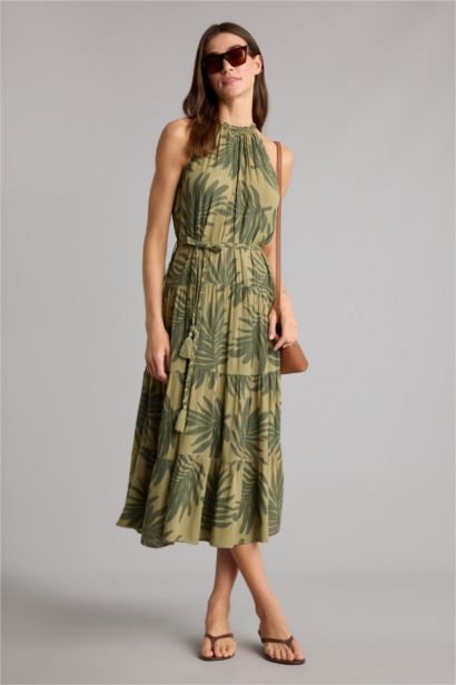 Viscose Midi Dress