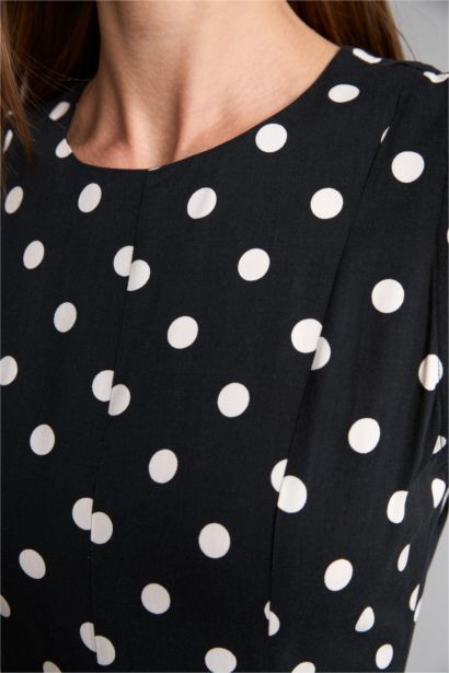 Twill Midi Dress