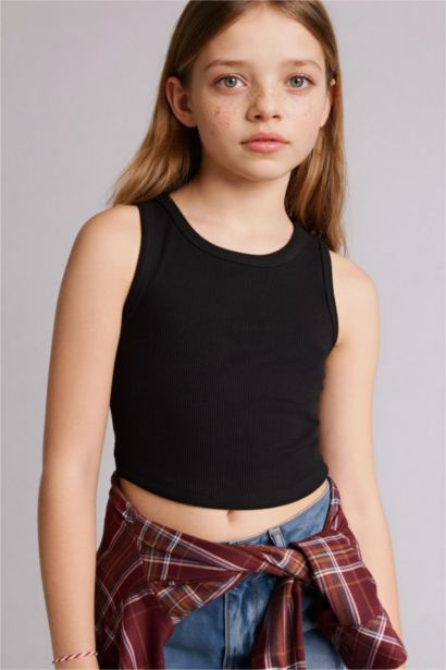 Bisiklet Yaka Atlet Kız Çocuk