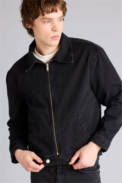 Regular Fıt Pamuklu Ceket