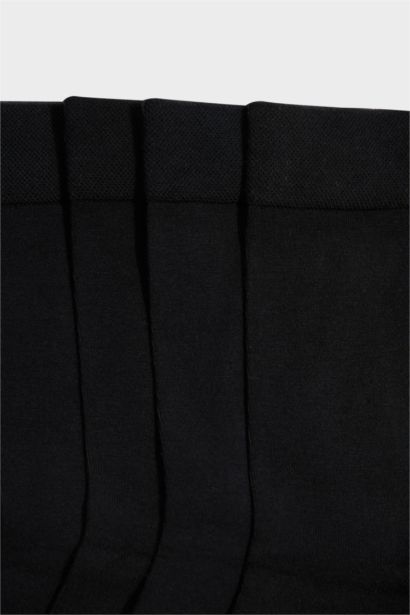 Erkek Dikişsiz 5'li Bambu Uzun Çorap