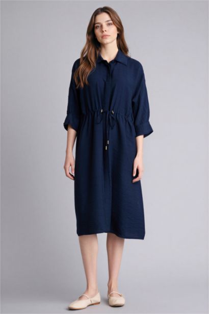 Regular Fit Shirt Collar Dress