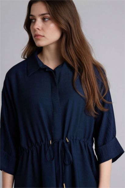 Regular Fit Shirt Collar Dress