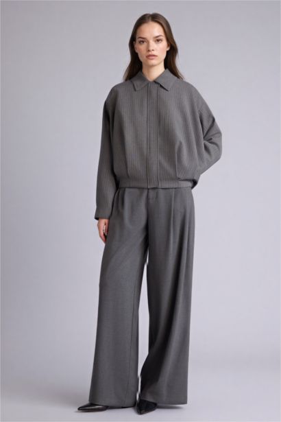 Gömlek Yaka Blazer Ceket