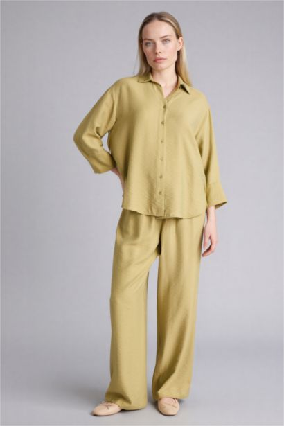 قميص ردن طويل قصة عادية