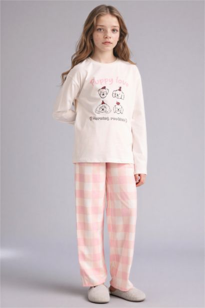 سيت بجامة بناتي قصة عادية - قطعتين