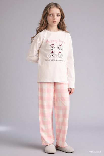 Girl 2 Piece Pyjamas Set