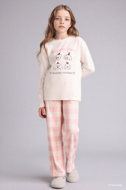 Girl 2 Piece Pyjamas Set