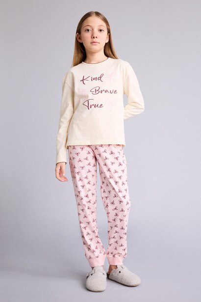 2 piece Regular Fit Knitted Pyjamas