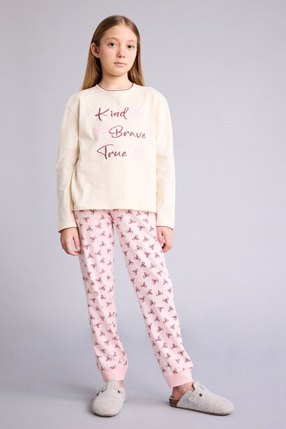 2 piece Regular Fit Knitted Pyjamas