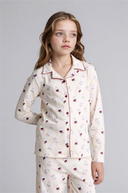Miffy Regular Fıt 2'li Pijama Takımı Kız Çocuk