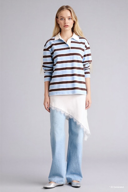 90's Wide Leg Yüksek Bel Jean