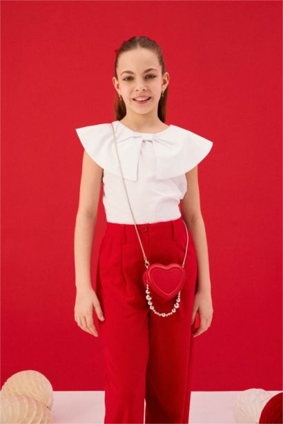 Girl Regular Fit Short Sleeve Blouse