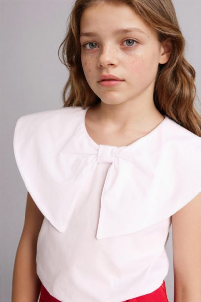 Girl Regular Fit Short Sleeve Blouse