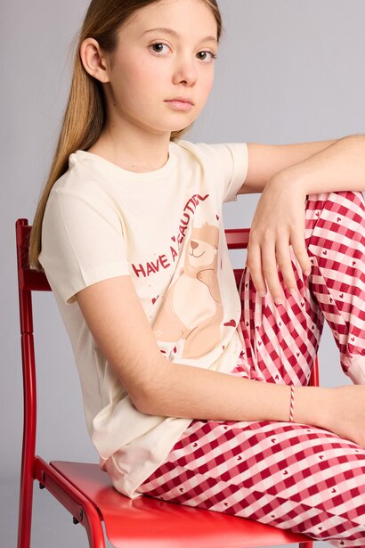 2 piece Regular Fit Knitted Pyjamas