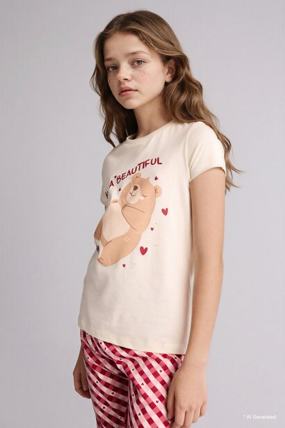 2 piece Regular Fit Knitted Pyjamas