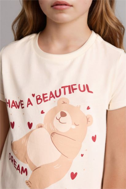 Regular Fıt 2'li Pijama Takımı Kız Çocuk