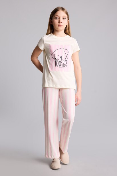 2 piece Regular Fit Knitted Pyjamas