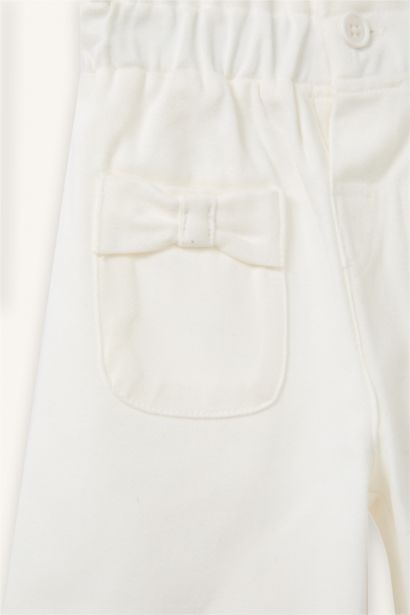Paperbag Gabardin Pantolon Kız Bebek