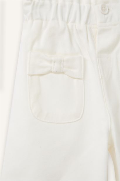 Baby Girl Paperbag Gabardine Tousers