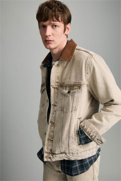 Regular Fıt Pamuklu Ceket