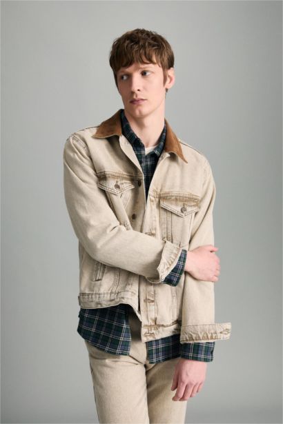 Regular Fıt Pamuklu Ceket