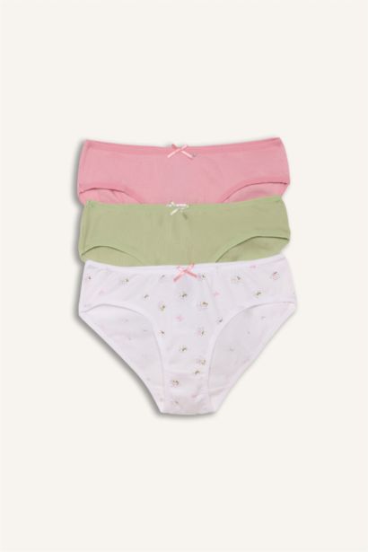 كلوت بناتي ممشط فلورال - 3 قطع