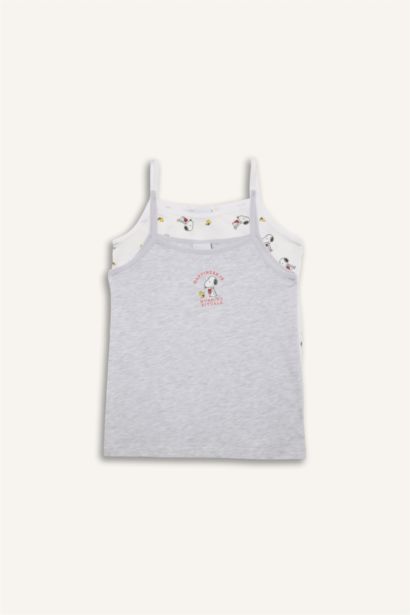 Snoopy Hayvan Desenli 2'li Atlet Kız Çocuk