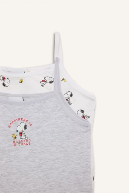 Snoopy Hayvan Desenli 2'li Atlet Kız Çocuk