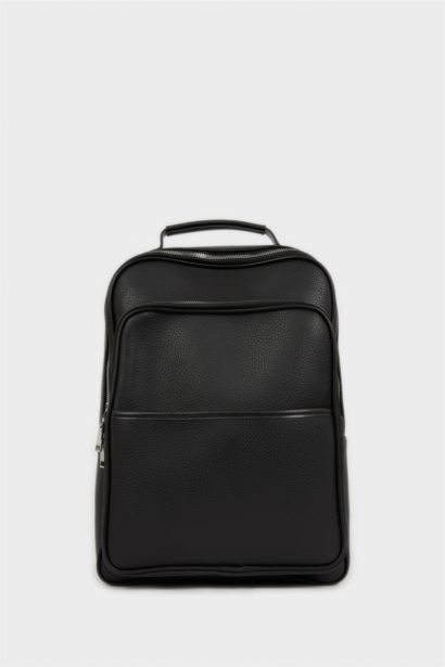 Erkek Suni Deri Sırt Çantası