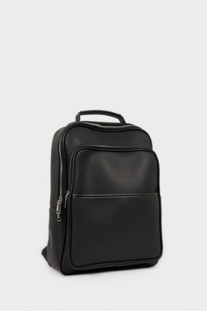 Erkek Suni Deri Sırt Çantası