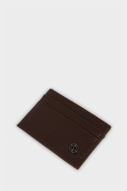 Erkek Suni Deri Kartlık