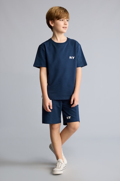 Boy Sweatshirt Fabric 2 Piece Set