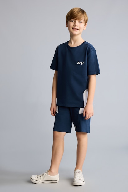 Boy Sweatshirt Fabric 2 Piece Set
