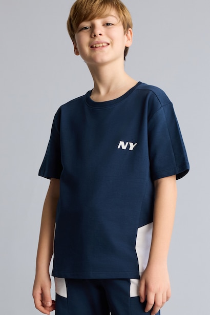 Boy Sweatshirt Fabric 2 Piece Set