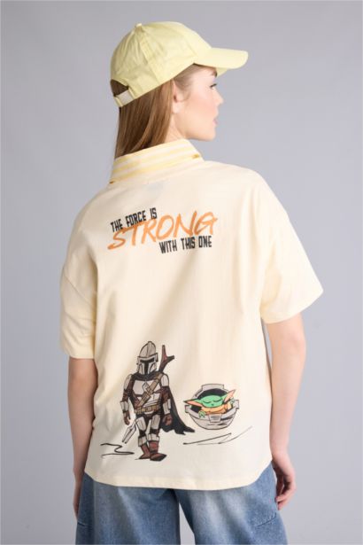 Star Wars Oversıze Sırt Baskılı Tişört