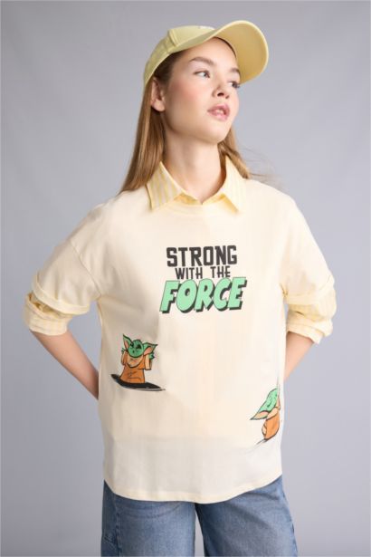 Star Wars Oversıze Sırt Baskılı Tişört