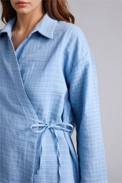 Regular Fit Cotton Long Sleeve Tunic