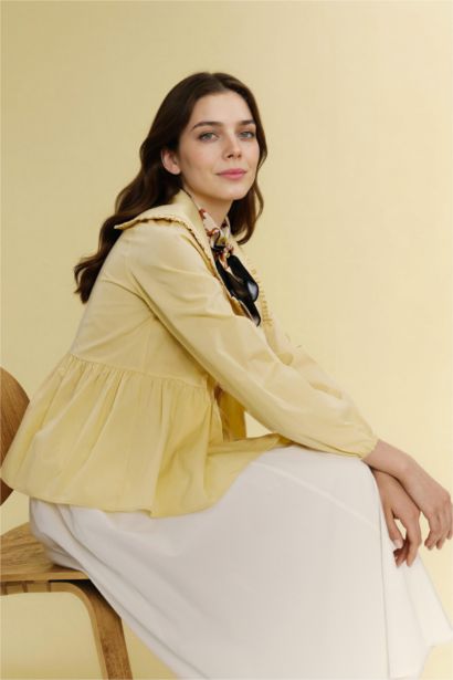 Regular Fit Poplin Long Sleeve Tunic