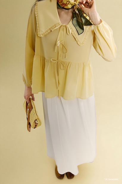Regular Fit Poplin Long Sleeve Tunic