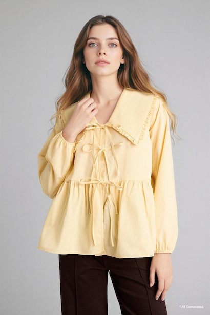 Regular Fit Poplin Long Sleeve Tunic