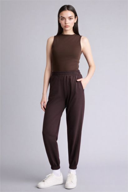 jogger Basic Thin Sweatshirt Fabric Trousers