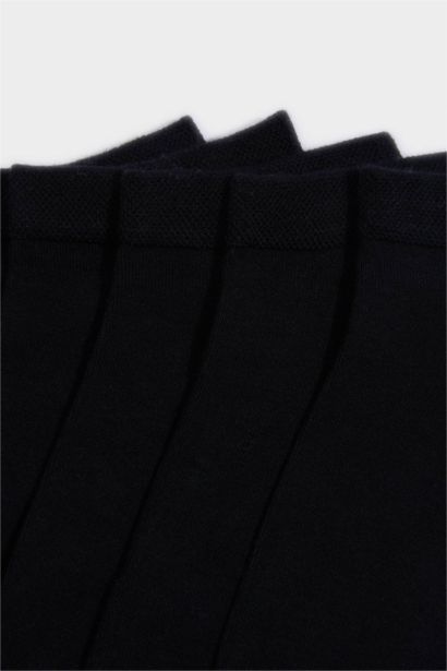 Erkek Dikişsiz 5'li Bambu Patik Çorap