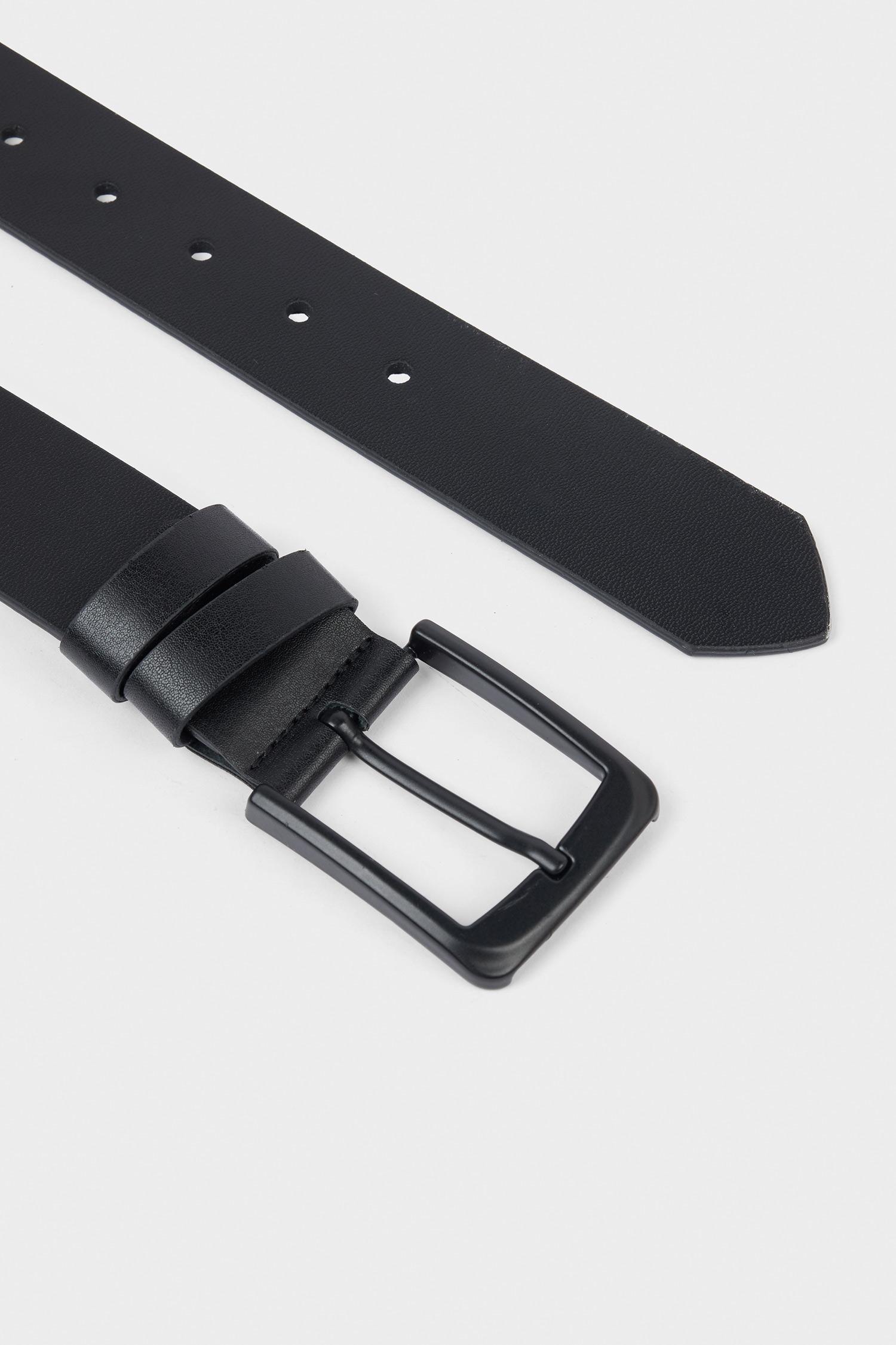 Man Rectangle Clasp Faux Leather