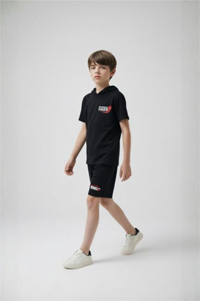 Sweatshirt Kumaşı 2'li Takım Erkek Çocuk