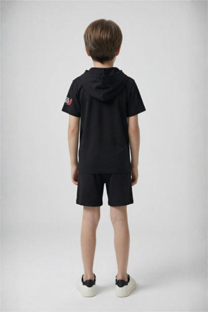 Sweatshirt Kumaşı 2'li Takım Erkek Çocuk